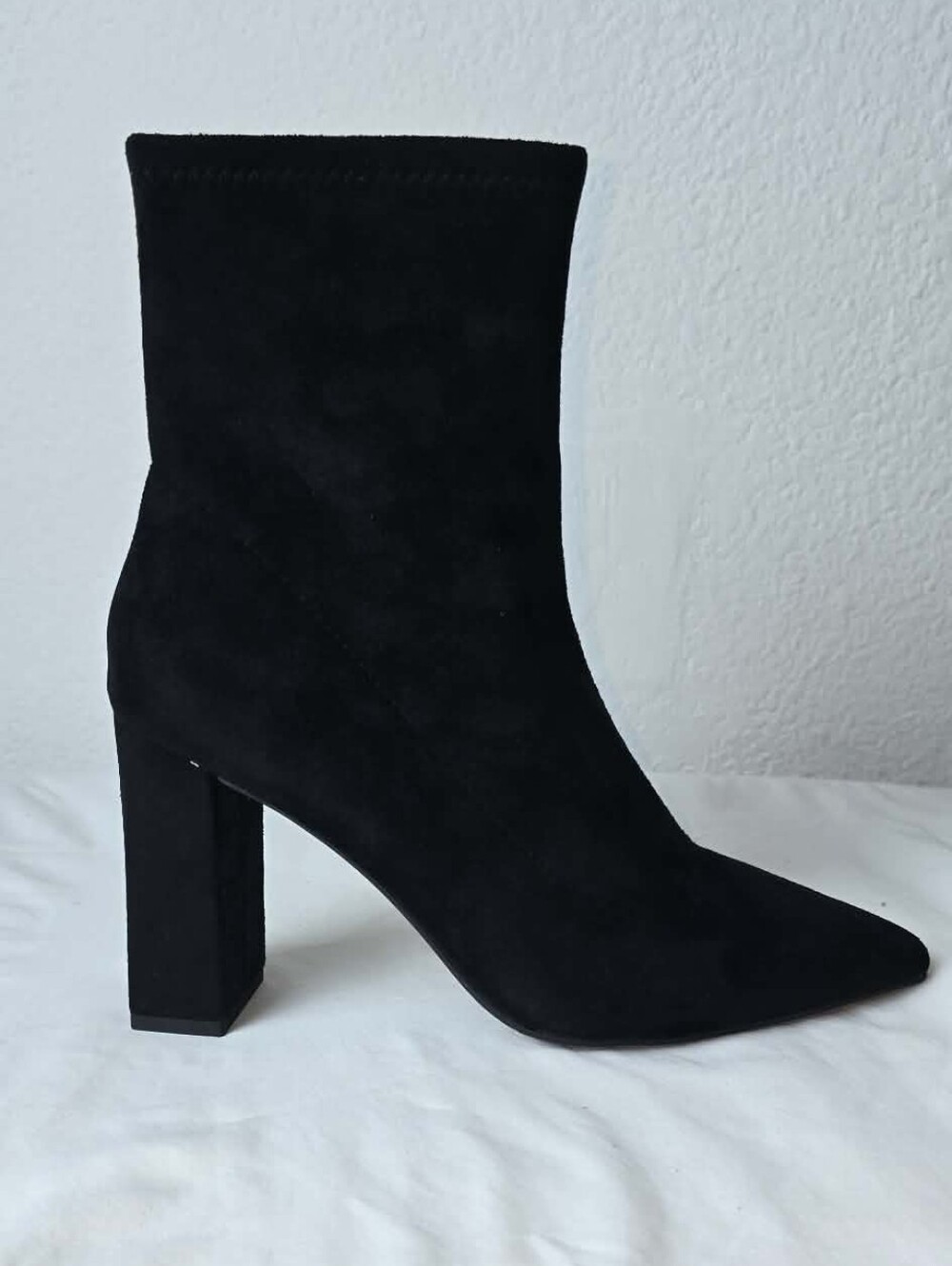 Wild Pair Iloise Pointed-Toe Block-Heel Dress Booties,  - Black - Picture 3 of 8
